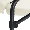 Parasol d'extérieur avec mât en acier 300 cm blanc sable 537737537737