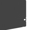 Bordures de pelouse 30 pcs Noir 103 x 0,05 x 22 cm Acier 537739537739