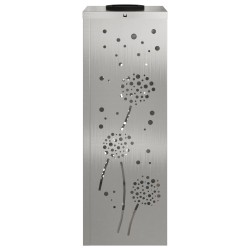Lumière de chemin LED solaire 2 pcs Argenté Acier inoxydable 537753537753