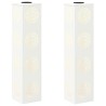 Lumière de chemin LED solaire 2 pcs Blanc Acier laminé à froid 537754537754