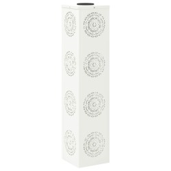 Lumière de chemin LED solaire 2 pcs Blanc Acier laminé à froid 537754537754