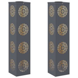 Lumière de chemin LED solaire 2 pcs Anthracite 537755537755
