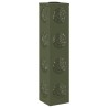 Lumière de chemin LED solaire 2 pcs Vert olive 537756537756