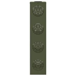 Lumière de chemin LED solaire 2 pcs Vert olive 537756537756