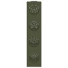 Lumière de chemin LED solaire 2 pcs Vert olive 537756537756