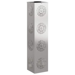 Lumière de chemin LED solaire 2 pcs Argenté Acier inoxydable 537757537757