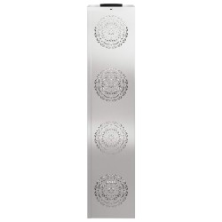 Lumière de chemin LED solaire 2 pcs Argenté Acier inoxydable 537757537757