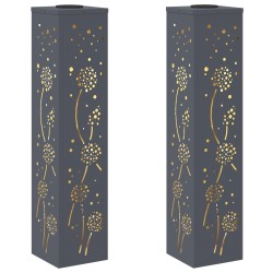 Lumière de chemin LED solaire 2 pcs Anthracite 537759537759