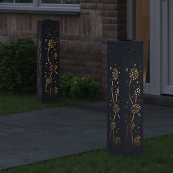 Lumière de chemin LED solaire 2 pcs Anthracite 537759537759