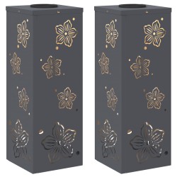 Lumière de chemin LED solaire 2 pcs Anthracite 537760537760
