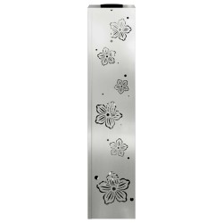 Lumière de chemin LED solaire 2 pcs Argenté Acier Galvanisé 537761537761