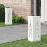 Lumière de chemin LED solaire 2 pcs Blanc Acier laminé à froid 537765537765