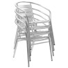 Ensemble à manger d'extérieur 5 pcs Aluminium Argenté 537768537768