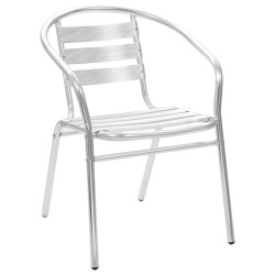 Ensemble à manger d'extérieur 5 pcs Aluminium Argenté 537768537768