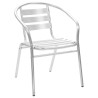 Ensemble à manger d'extérieur 5 pcs Aluminium Argenté 537768537768