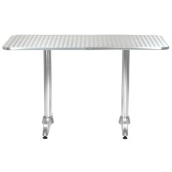 Ensemble à manger d'extérieur 5 pcs Aluminium Argenté 537768537768
