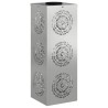 Lumière de chemin LED solaire 2 pcs Argenté Acier Galvanisé 537769537769