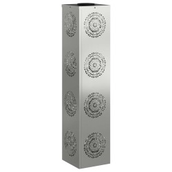 Lumière de chemin LED solaire 2 pcs Argenté Acier Galvanisé 537770537770