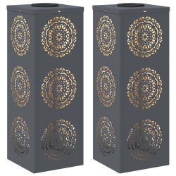 Lumière de chemin LED solaire 2 pcs Anthracite 537771537771