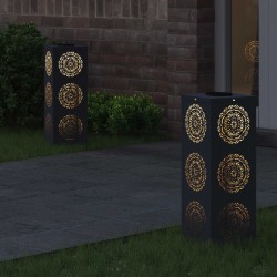 Lumière de chemin LED solaire 2 pcs Anthracite 537771537771