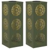 Lumière de chemin LED solaire 2 pcs Vert olive 537772537772