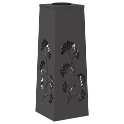 Lumière de chemin LED solaire 2 pcs Noir Acier laminé à froid 537774537774