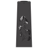 Lumière de chemin LED solaire 2 pcs Noir Acier laminé à froid 537774537774