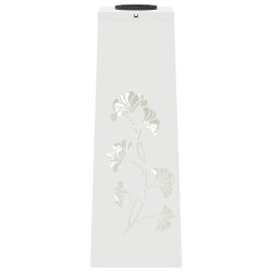 Lumière de chemin LED solaire 2 pcs Blanc Acier laminé à froid 537775537775