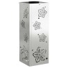 Lumière de chemin LED solaire 2 pcs Argenté Acier Galvanisé 537776537776