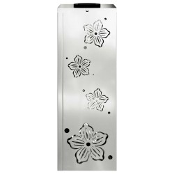 Lumière de chemin LED solaire 2 pcs Argenté Acier Galvanisé 537776537776