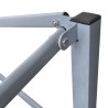 Tente réception pliable professionnelle 2x2 m Acier Blanc 537777537777