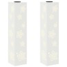 Lumière de chemin LED solaire 2 pcs Blanc Acier laminé à froid 537778537778