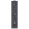 Lumière de chemin LED solaire 2 pcs Anthracite 537779537779