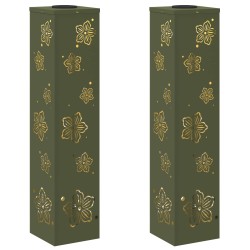 Lumière de chemin LED solaire 2 pcs Vert olive 537780537780