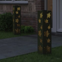 Lumière de chemin LED solaire 2 pcs Vert olive 537780537780