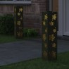 Lumière de chemin LED solaire 2 pcs Vert olive 537780537780