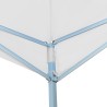 Tente de réception pliable 3x9 m Blanc 537783537783