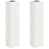 Lumière de chemin LED solaire 2 pcs Blanc Acier laminé à froid 537784537784