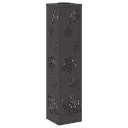 Lumière de chemin LED solaire 2 pcs Noir Acier laminé à froid 537785537785