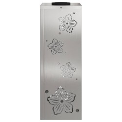 Lumière de chemin LED solaire 2 pcs Argenté Acier inoxydable 537786537786