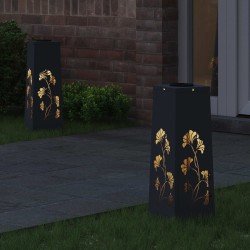 Lumière de chemin LED solaire 2 pcs Anthracite 537787537787