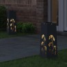 Lumière de chemin LED solaire 2 pcs Anthracite 537787537787
