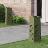 Lumière de chemin LED solaire 2 pcs Vert olive 537789537789