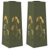 Lumière de chemin LED solaire 2 pcs Vert olive 537789537789