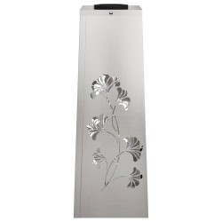 Lumière de chemin LED solaire 2 pcs Argenté Acier inoxydable 537790537790