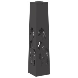 Lumière de chemin LED solaire 2 pcs Noir Acier laminé à froid 537792537792