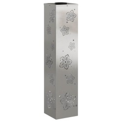 Lumière de chemin LED solaire 2 pcs Argenté Acier inoxydable 537795537795