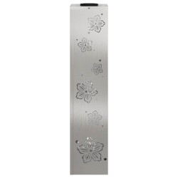 Lumière de chemin LED solaire 2 pcs Argenté Acier inoxydable 537795537795