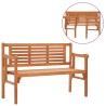 Banc pliable de jardin 120 cm Bois d'eucalyptus solide 537798537798