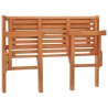 Banc pliable de jardin 120 cm Bois d'eucalyptus solide 537798537798